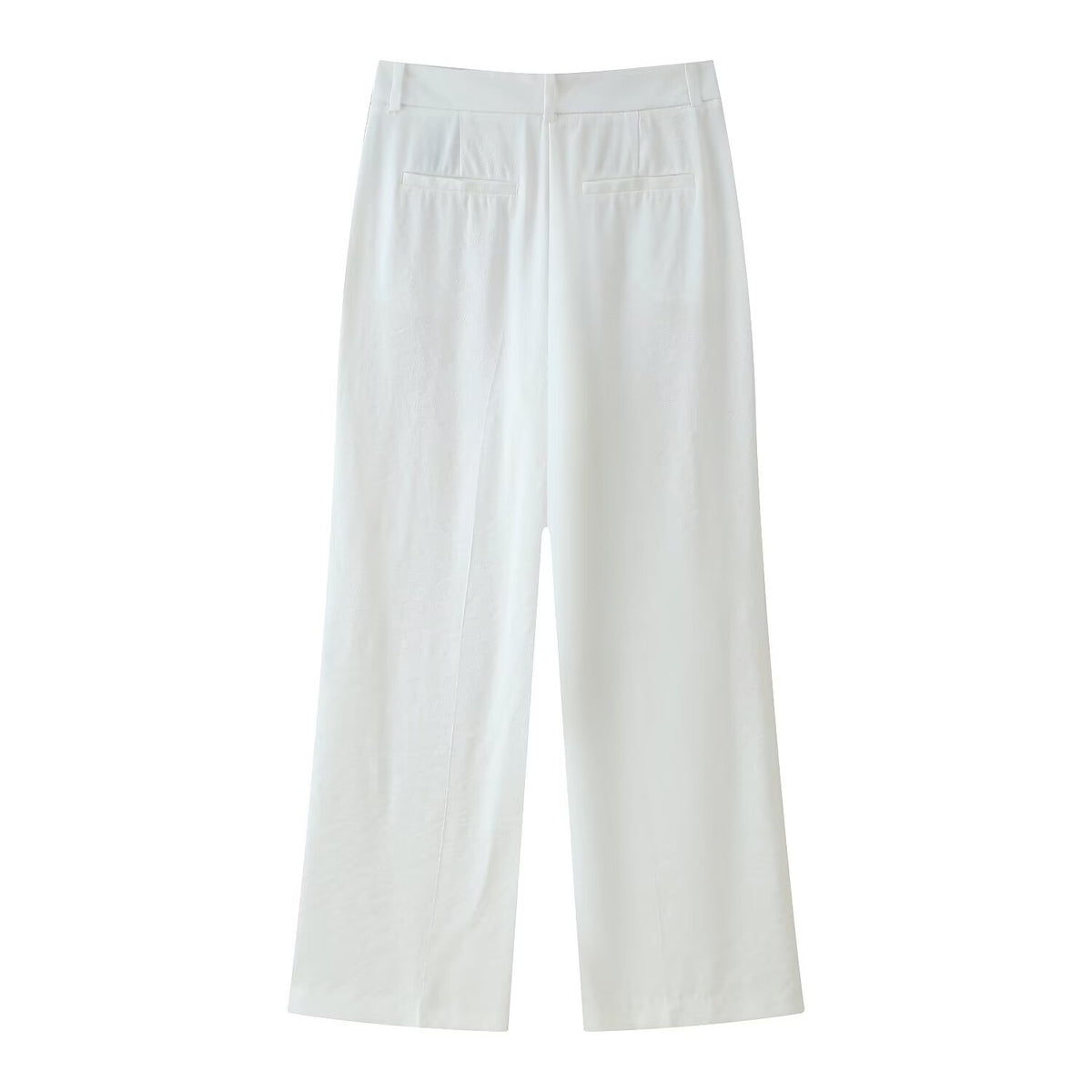 Women's Bow Tie Hanging Collar Vest Pleated Wide Leg Pants Sets