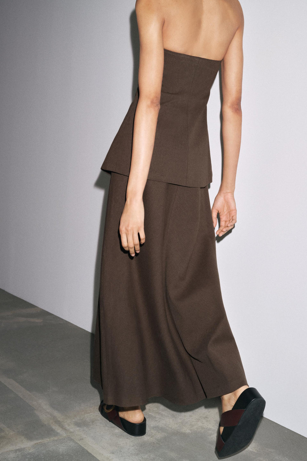 One-Shoulder Strapless Dress
