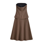 One-Shoulder Strapless Dress