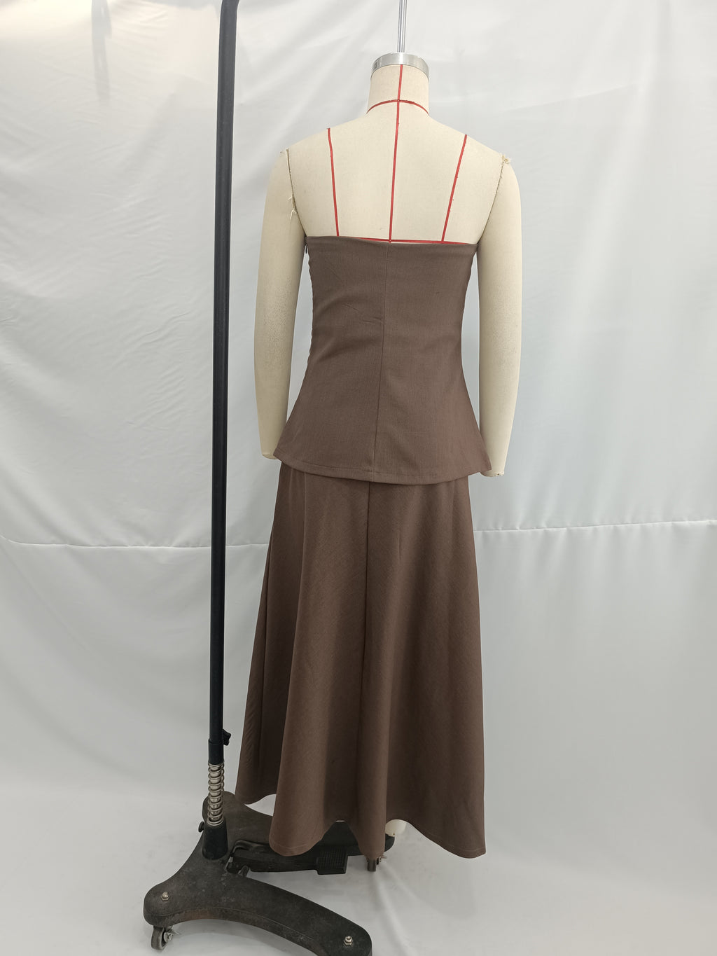 One-Shoulder Strapless Dress