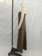 One-Shoulder Strapless Dress