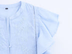 Women's Laminated Decoration Short Sleeve Shirt