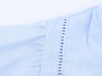Women's Laminated Decoration Short Sleeve Shirt
