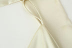 Women's Thin Scarf Silk Satin Texture Dress