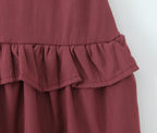 Women's Sexy Halter Tiered Dress Women Summer Sexy Deep V Plunge Neck Waist Controlled Slimming