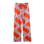 Clothing Bowknot Decoration Printed Shirt Trousers Sets