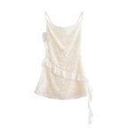 Women's Sequin Ruffled Asymmetric Cami Mini Dress