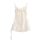 Women's Sequin Ruffled Asymmetric Cami Mini Dress