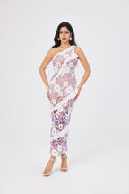 Women's 's Lace One-Shoulder Bodycon Dress