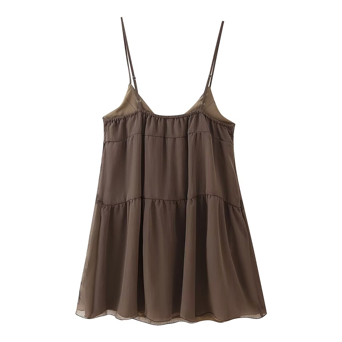 Beaded Sequin Embroidered Spaghetti-Strap Dress