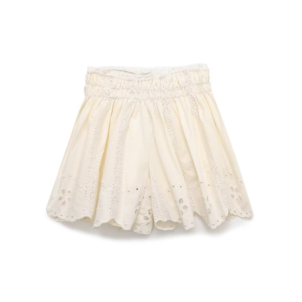 Casual Set Sweet Spaghetti Strap Vest High-Waisted Shorts Sets