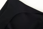 Women's Summer Women Clothing Laminated Decoration Hanging Collar Maxi Dress Women