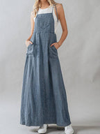 Summer Lace Up Tooling Denim Washed Multi Skirt