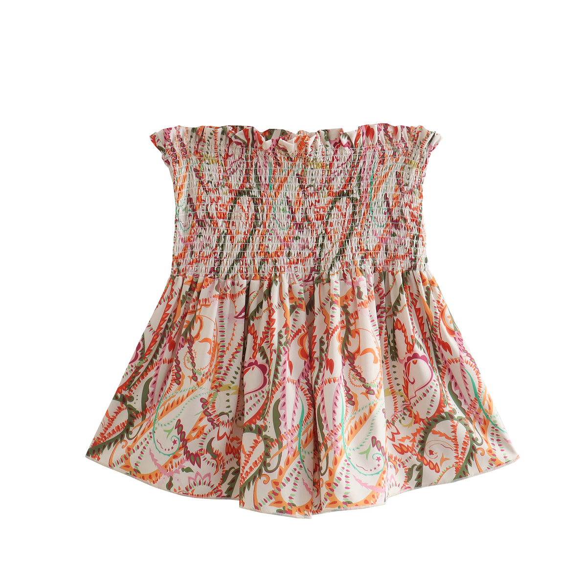 Bow Tie Printed Shirt Printed Shorts Sets