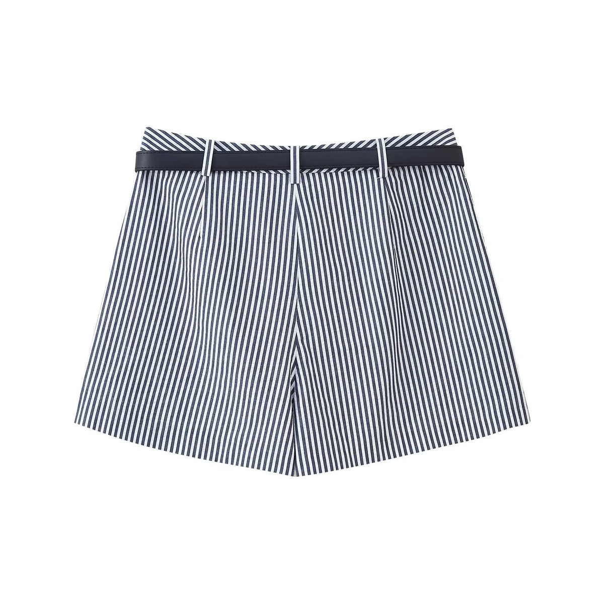 Women's Waistband Striped Short Culottes
