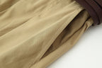 Women's Matching Belt Patchwork round Neck Sleeveless Dress
