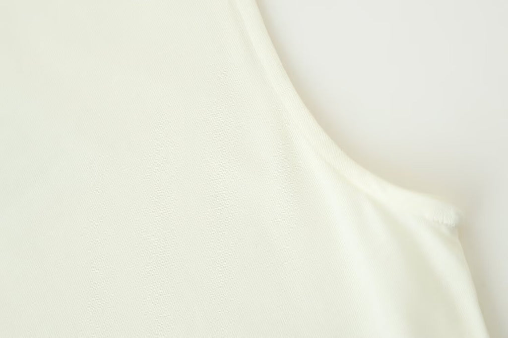 Women's Matching Belt Patchwork round Neck Sleeveless Dress