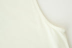 Women's Matching Belt Patchwork round Neck Sleeveless Dress