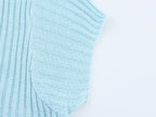 Women's Women Summer V Neck Short Sleeve All Matching Sweater Slim Fit Top