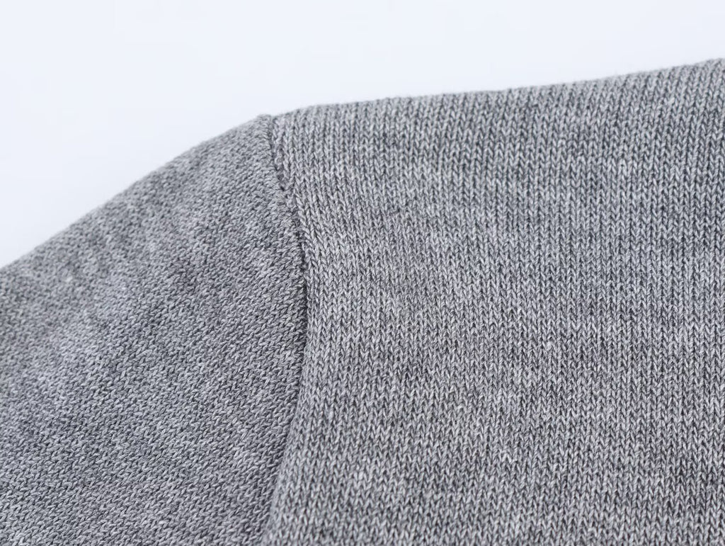 Women’s Contrast Color Striped Crew Neck Sweater