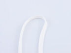 Simple Embroidery Short Pleated Hem Sling Top