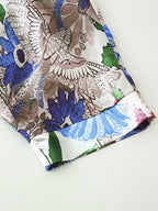 Women's Summer Casual Short Sleeve Top and Skirt Two-Piece Set