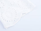 Women's All Matching Collared Hollow Out Cutout Embroidered Shirt