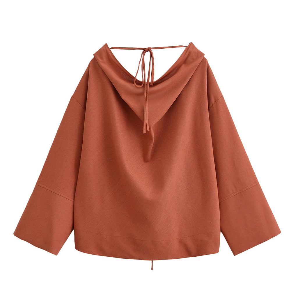 Women's Summer Women Street Personality Front Back Wearable Shirt