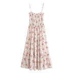 Women's Floral Beach Midi Dress