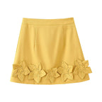 Women's Floral Two-Piece Skirt Set