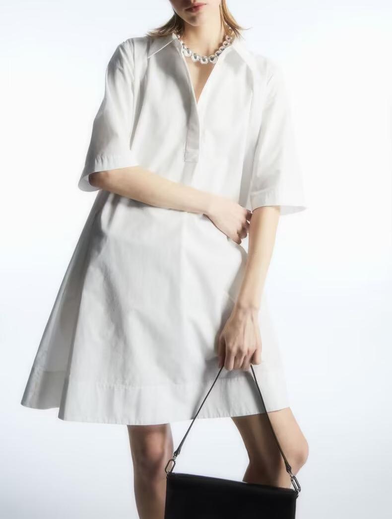 Women's A-Line Mini Summer Solid Color Loose Short Dress