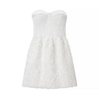 Women's Strapless Floral 3D Boned Dress