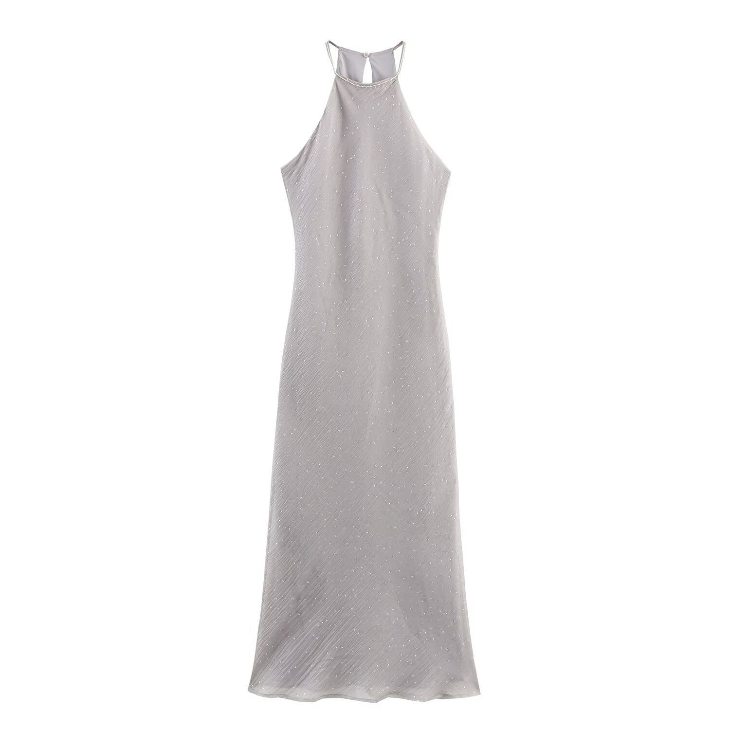 Women's French Swing Collar Sling Dress Women Summer High Grade Waist Tight Sheath Dress