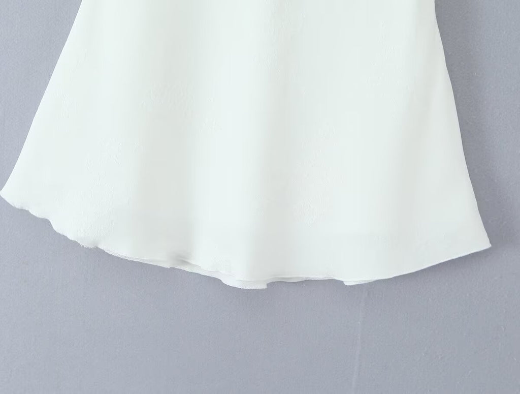 Women's Clothing Western French Jacquard Satin Skirt