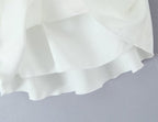 Women's Clothing Western French Jacquard Satin Skirt