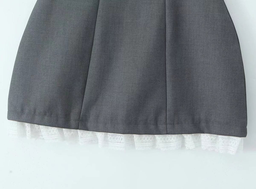 Classic Lace Stitching Bud Pettiskirt Skirt