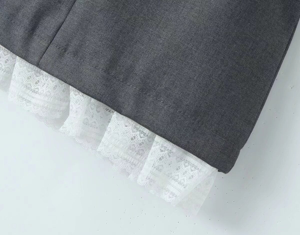 Classic Lace Stitching Bud Pettiskirt Skirt