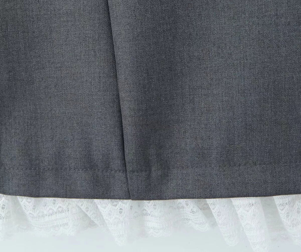 Classic Lace Stitching Bud Pettiskirt Skirt