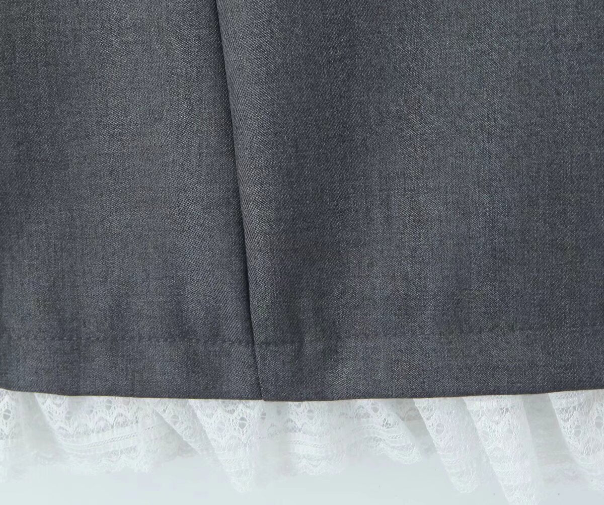 Classic Lace Stitching Bud Pettiskirt Skirt