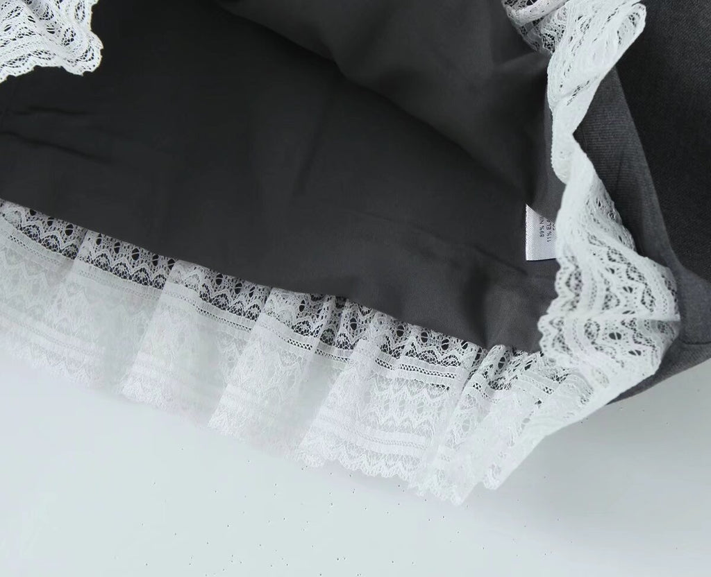 Classic Lace Stitching Bud Pettiskirt Skirt