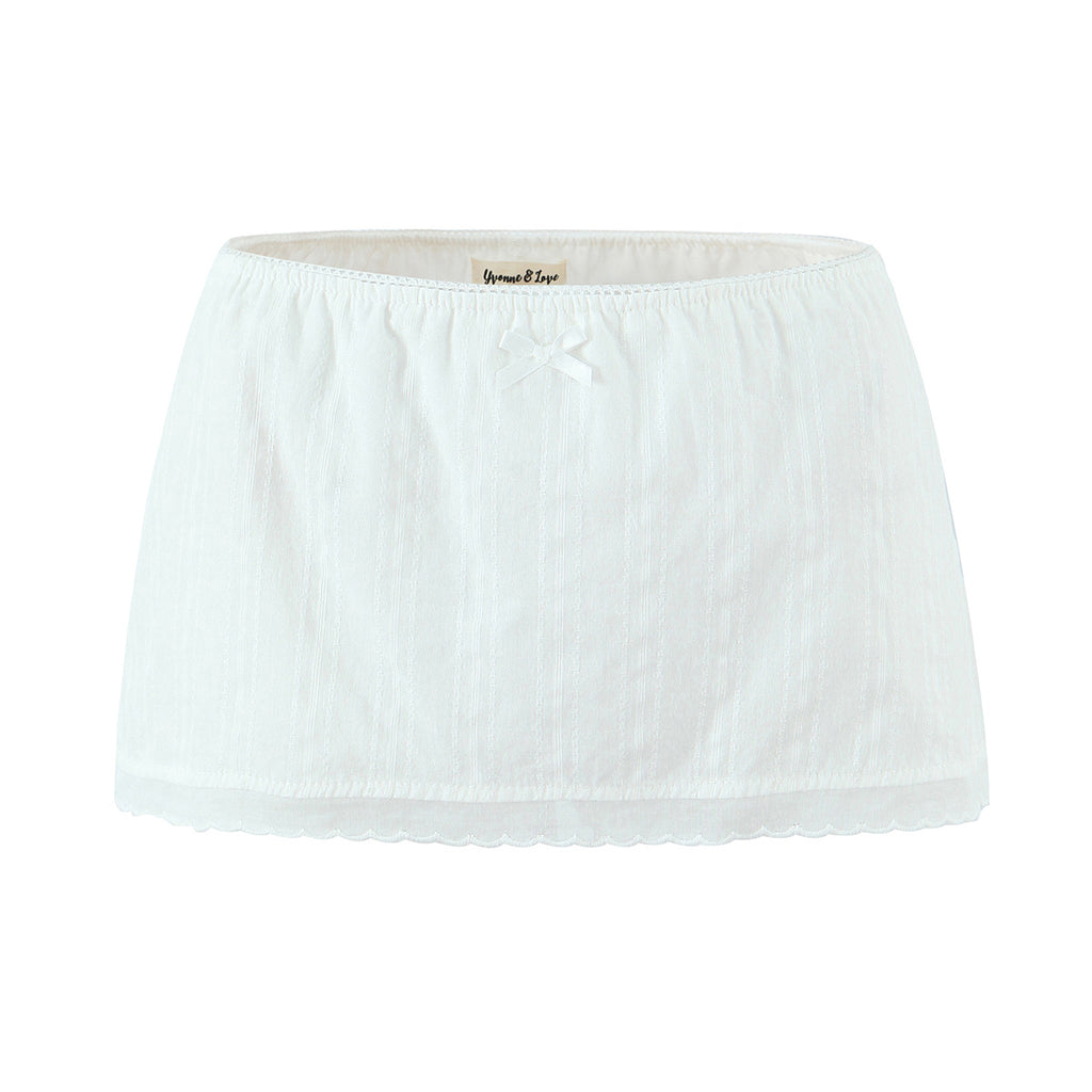 White skirt