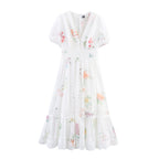 Women's Lace-Trim Oversized Swing Dress