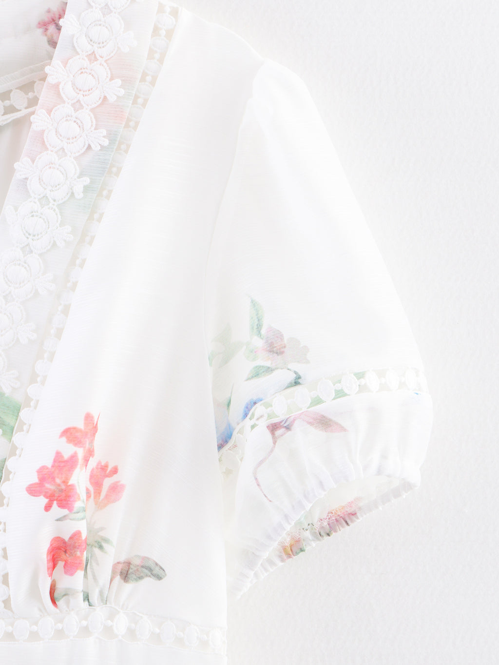 Women's Lace-Trim Oversized Swing Dress
