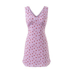 V-Neck Hip Waist Slimming Vest Dress