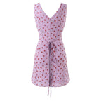 V-Neck Hip Waist Slimming Vest Dress