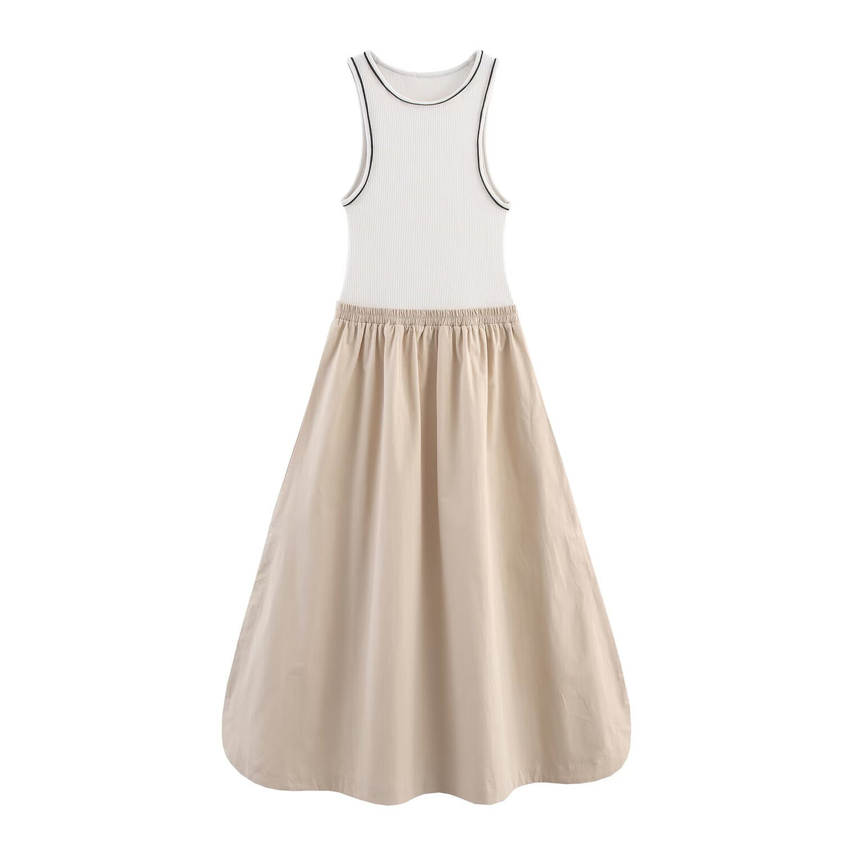 Women's Color-Block Sleeveless Dress