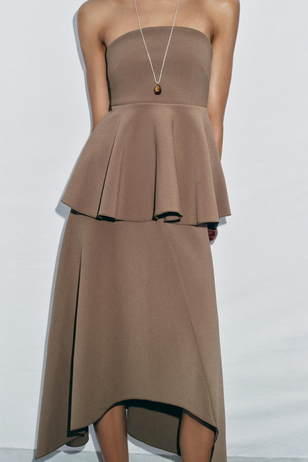 Women's Asymmetric Midi Midi Dress