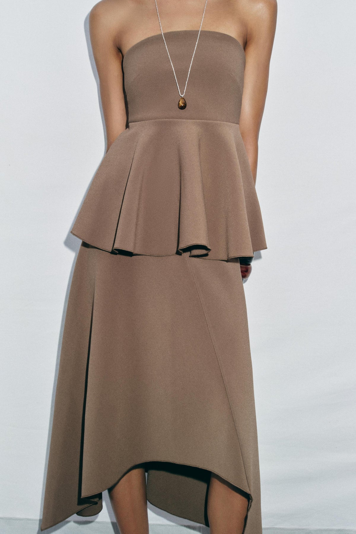 Women's Asymmetric Midi Midi Dress