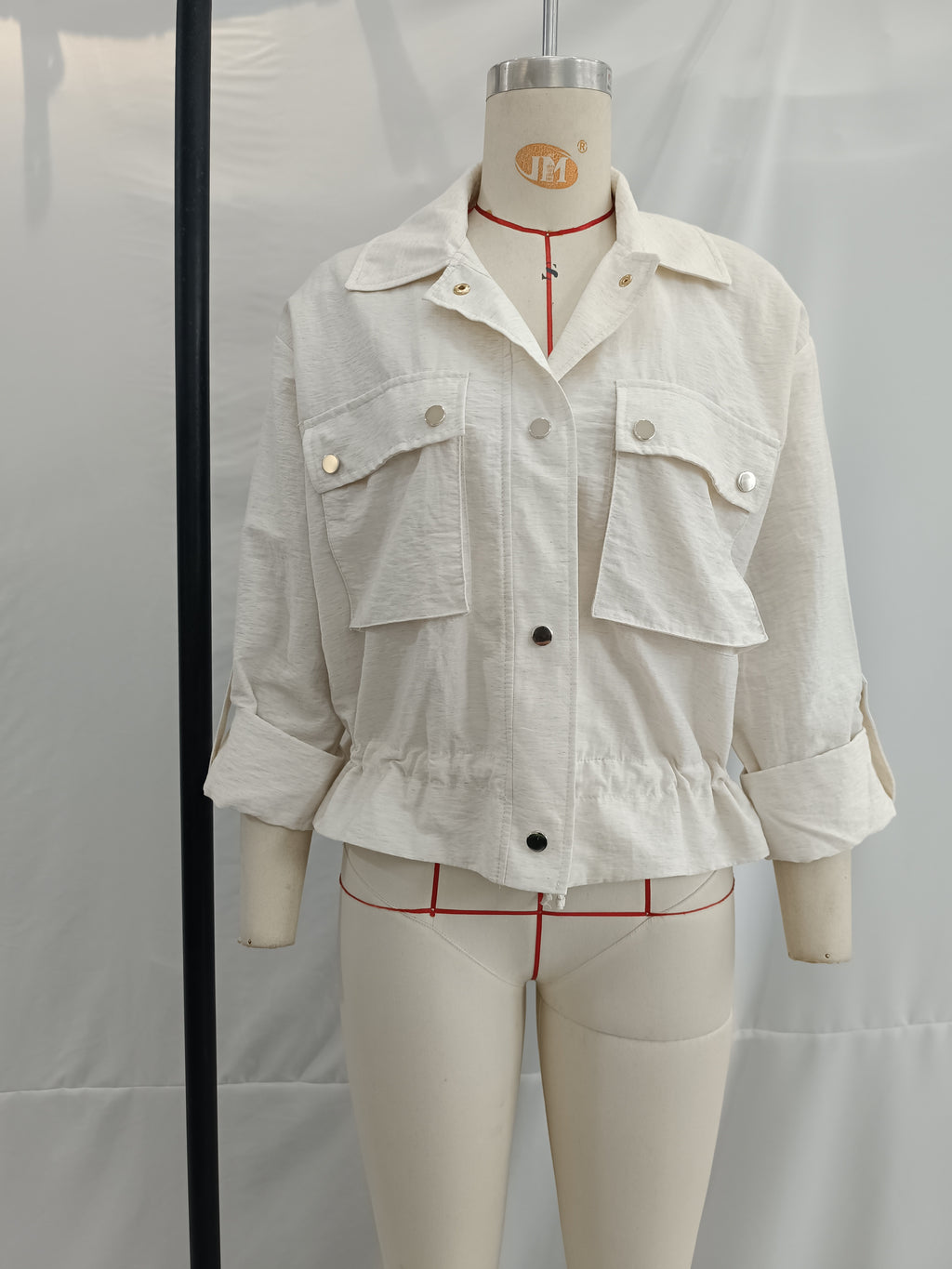 Women's Early Adjustable Sleeve Tour Hunting Jacket Short Shirt