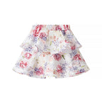 Women's Clothing Halter Sleeveless Short Top Short Floral Skirt Two Pieces